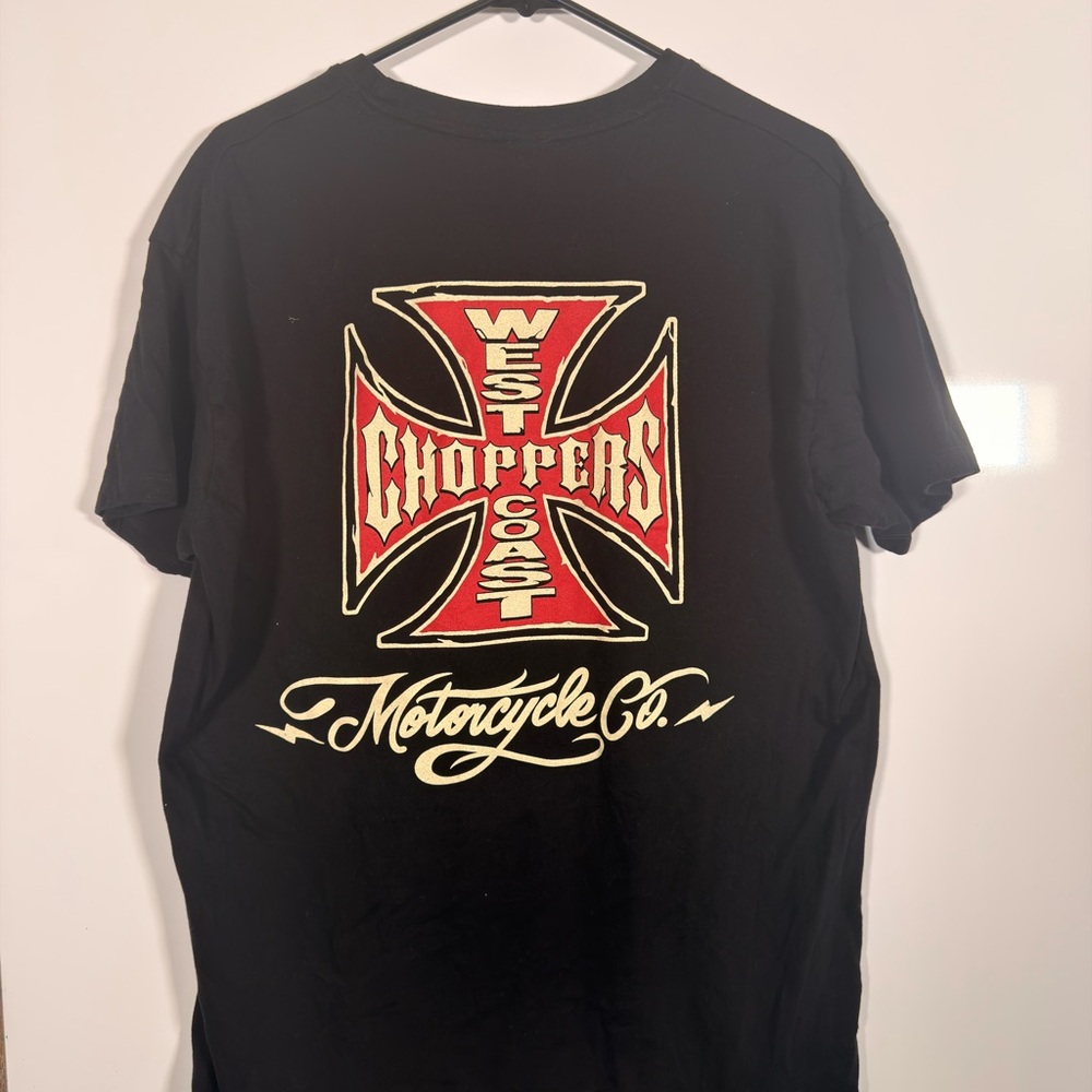 Black West Coast Choppers Tee - Picture 2 of 3